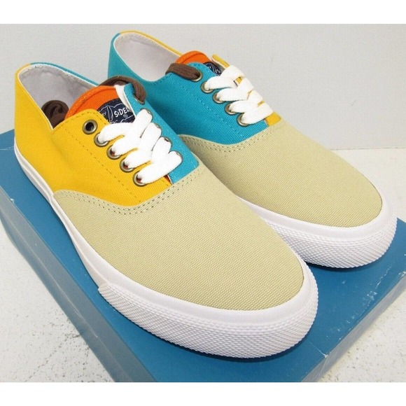 Men's Sperry Top-Sider Cloud CVO Tan Colorblock Deck Sneakers - NWT - STS22333 - Picture 1 of 6